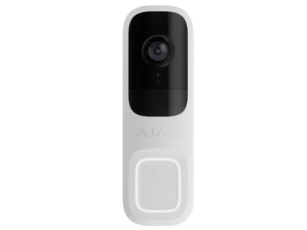 Videotimbre Ajax con inteligencia artificial y detector de presencia, color blanco